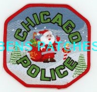 ILLINOIS,CHICAGO POLICE FANTASY PATCH CHRISTMAS 1